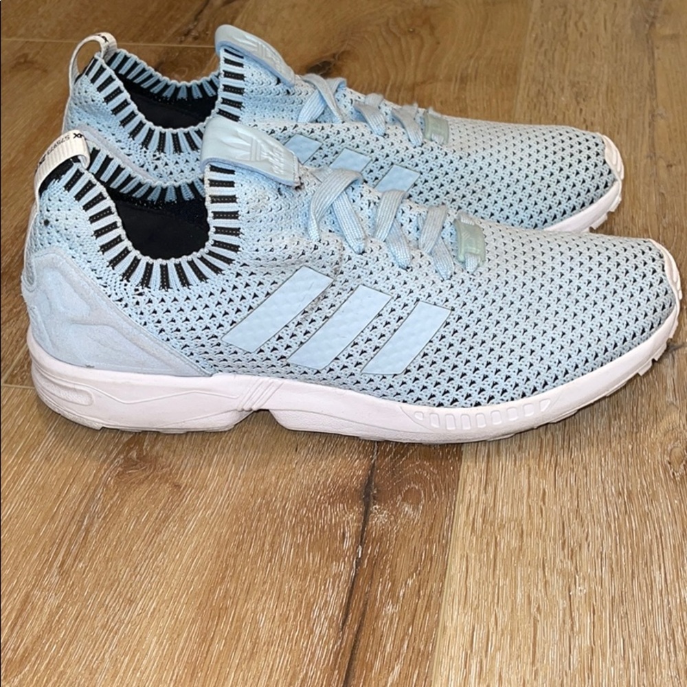 ADIDAS ZX FLUX PK S75973/ MEN SIZE 11/ ICE BLUE
